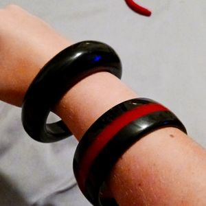 2 chunky bracelets